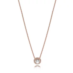 Collier Élégance Classique PANDORA Rose™ - 386240CZ (image pour) Collier Élégance Classique PANDORA Rose™ - 386240CZ