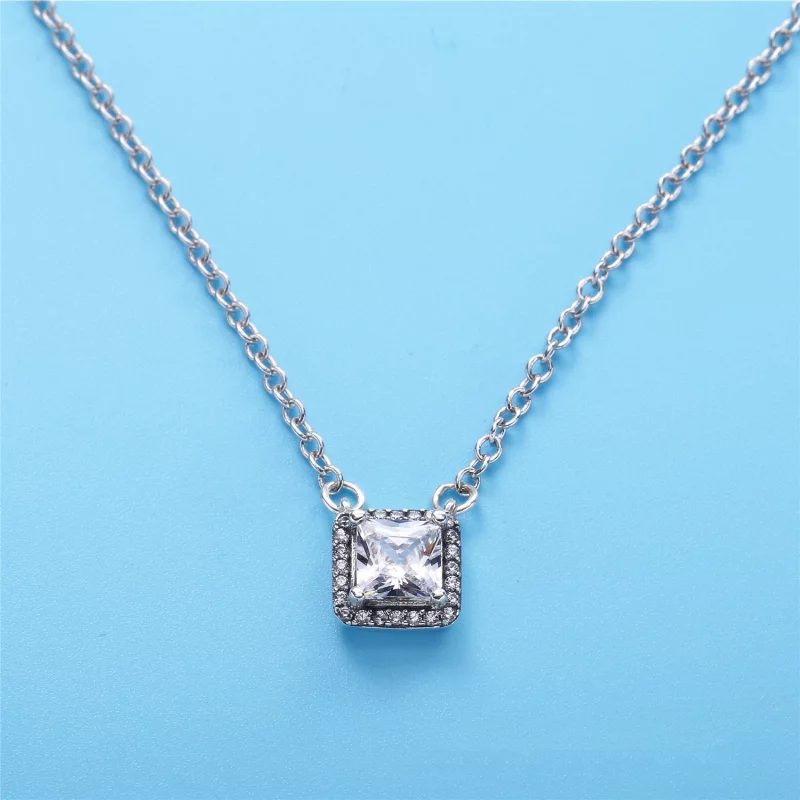 (image pour) Collier Élégance Intemporelle - 396241CZ-45 - Colliers et pendentifs | PANDORA - Afficher 2