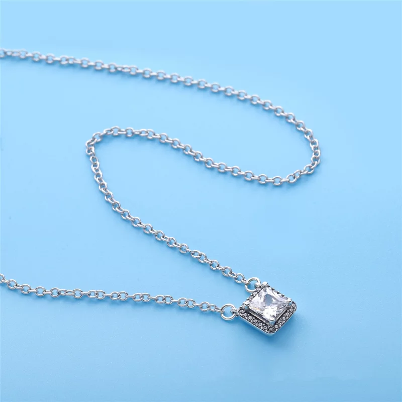 (image pour) Collier Élégance Intemporelle - 396241CZ-45 - Colliers et pendentifs | PANDORA - Afficher 3