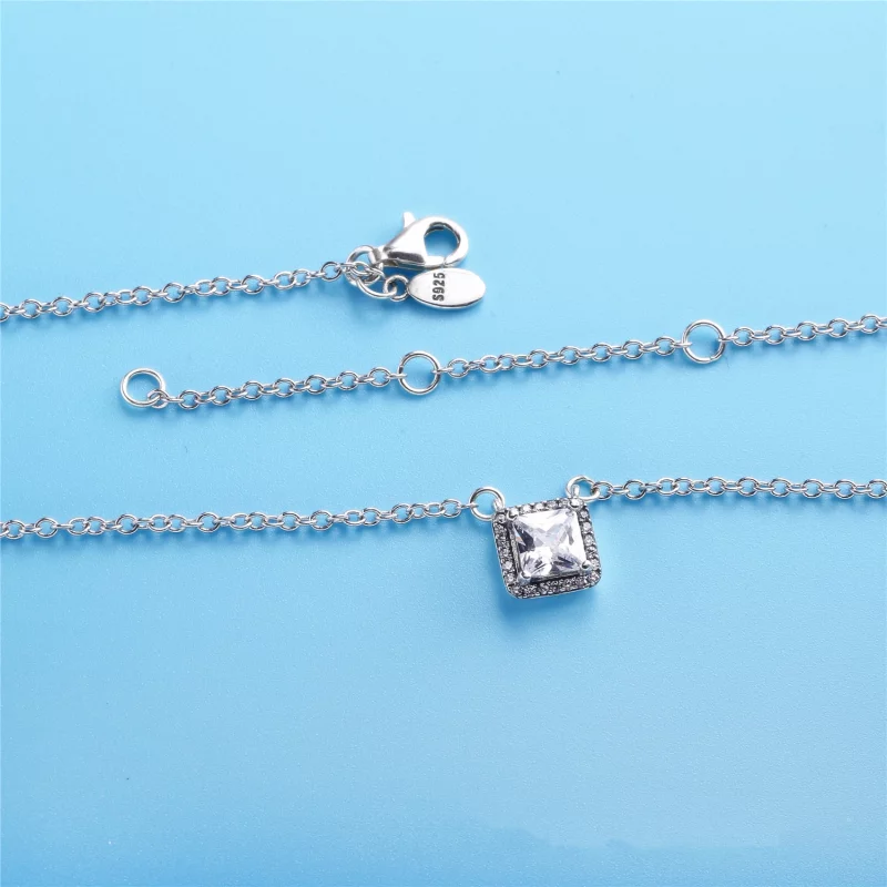 (image pour) Collier Élégance Intemporelle - 396241CZ-45 - Colliers et pendentifs | PANDORA - Afficher 4