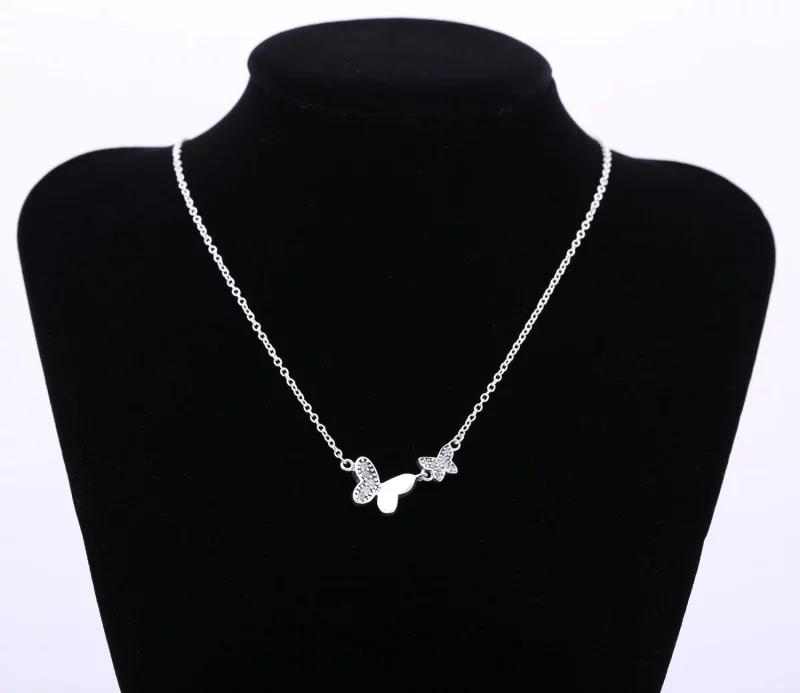 (image pour) Collier PANDORA avec Pendentif Papillon, cz - 590520CZ-45 - Afficher 2