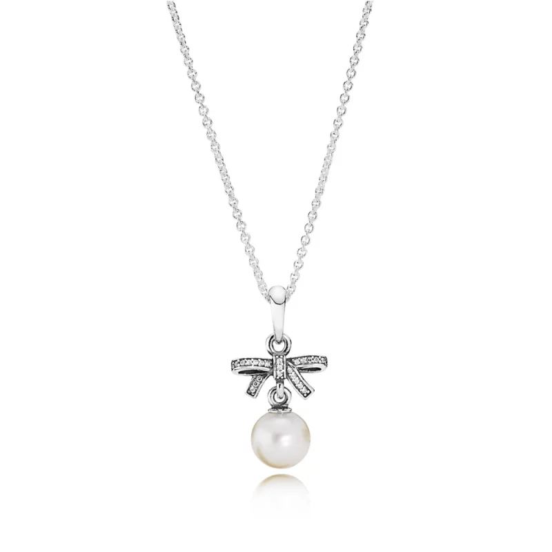 (image pour) Pendentif Tendres Sentiments, perle de culture - PANDORA - 390380P-70