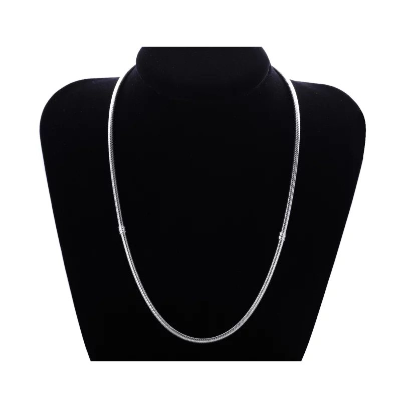 (image pour) Collier pour charms en argent 925/1000e - PANDORA - Afficher 4