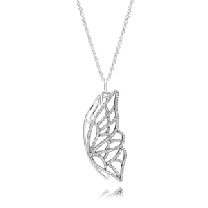 Collier Renaissance Papillon - PANDORA - 390367CZ-90 (image pour) Collier Renaissance Papillon - PANDORA - 390367CZ-90