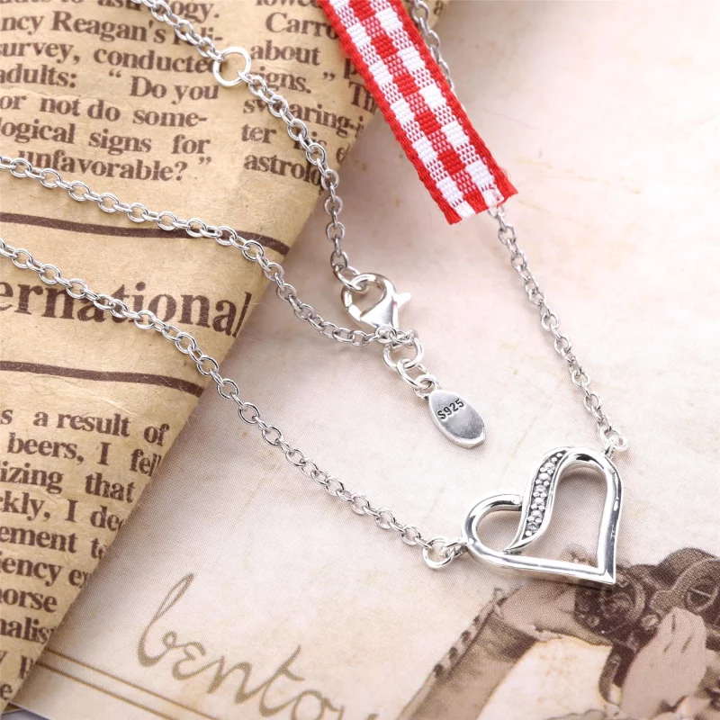 (image pour) Collier Rubans de l'Amour - PANDORA - 590535CZ-45 - Afficher 3