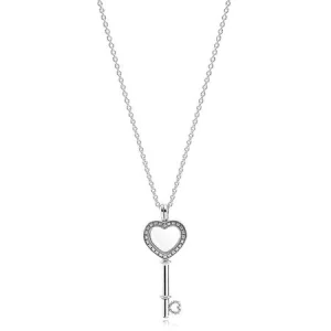 (image pour) Médaillon Clé de Mon Cœur PANDORA France - 396581CZ