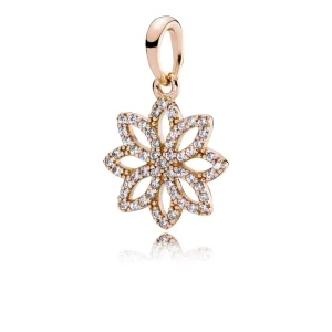 (image pour) PANDORA - Dentelle en fleur, cz incolore - 350179cz