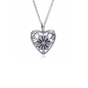 PANDORA - Pendentif Coeur de l'hiver - PJ00287-1 (image pour) PANDORA - Pendentif Coeur de l'hiver - PJ00287-1
