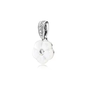 (image pour) PANDORA Pendentif Floral Lumineux - 390386 MOP