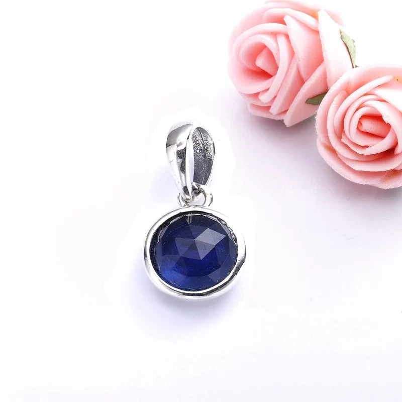 (image pour) PANDORA - Pendentif Gouttelette de Septembre - 390396SSA - Afficher 2