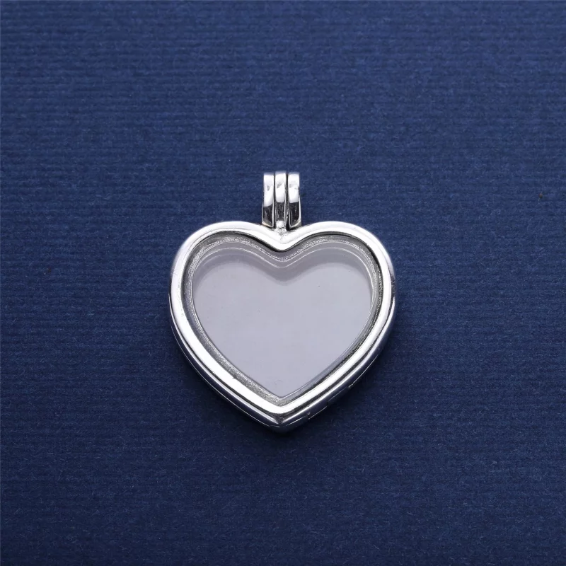 (image pour) PANDORA - Pendentif Médaillon Médaillons flottants de médaillon de coeur - PJ002 - Afficher 2