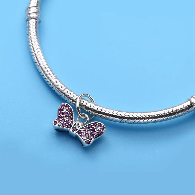 (image pour) PANDORA - Pendentif Nœud papillon Violet - 32IFlTrw - Afficher 4