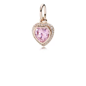 (image pour) Charm Pendentif Amour Scintillant, Rose - PANDORA - 380366PCZ