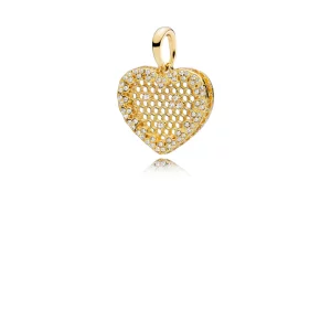 Pendentif Dentelle en Nids d’Abeilles PANDORA Shine™ - 367111CZ (image pour) Pendentif Dentelle en Nids d’Abeilles PANDORA Shine™ - 367111CZ