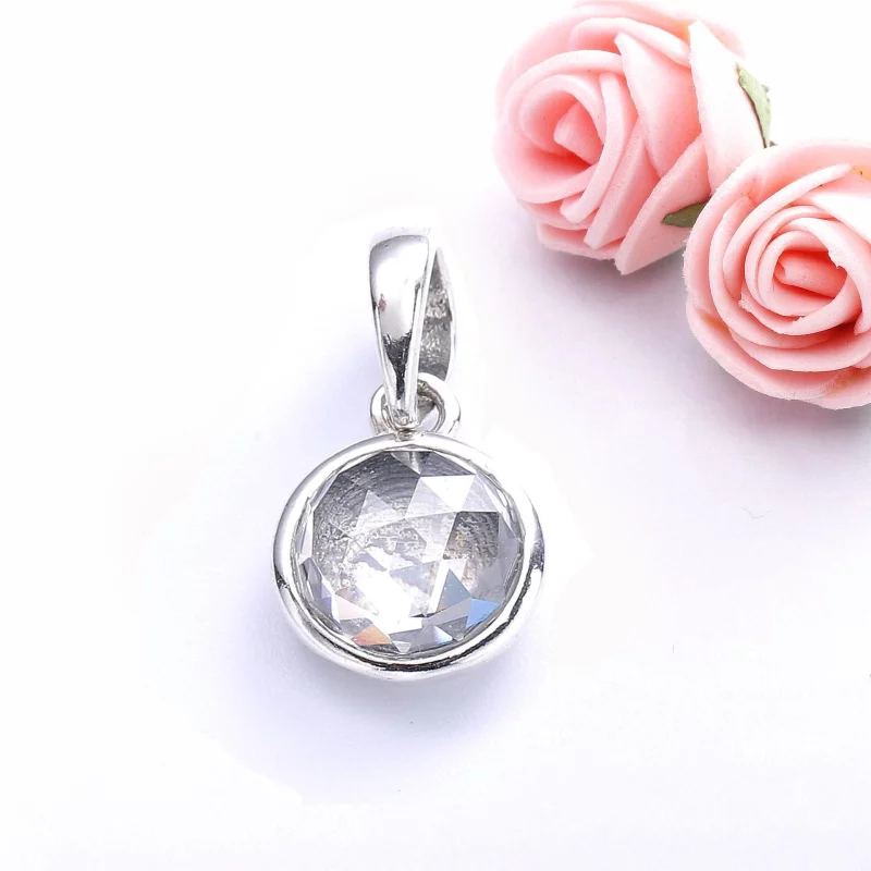 (image pour) Pendentif Gouttelette d'Avril - PANDORA - 390396RC - Afficher 2