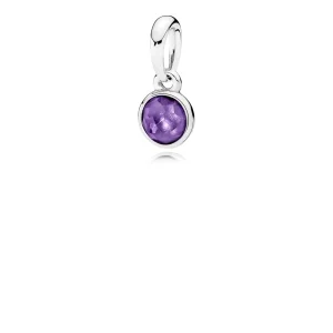 Pendentif Gouttelette de Février - PANDORA - 390396SAM (image pour) Pendentif Gouttelette de Février - PANDORA - 390396SAM