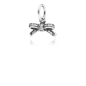 (image pour) Pendentif argent noeud zirconium - PANDORA - 390357CZ