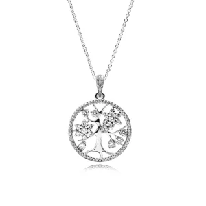 Pendentif Arbre Généalogique - PANDORA - 390384CZ-80 (image pour) Pendentif Arbre Généalogique - PANDORA - 390384CZ-80