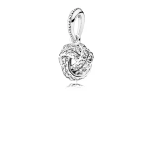 Pendentif Nœud d'Amour Scintillant pour collier pandora - PANDORA - 390385CZ (image pour) Pendentif Nœud d'Amour Scintillant pour collier pandora - PANDORA - 390385CZ