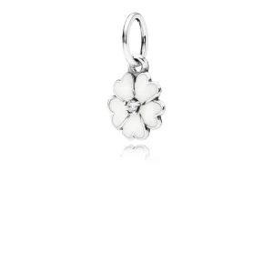 (image pour) Pendentif Primevère Blanche - PANDORA - 390365EN12