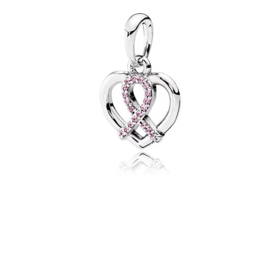 (image pour) Pendentif Ruban rose - PANDORA - 390390PCZ