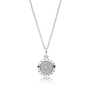 (image pour) Pendentif Signature PANDORA - PANDORA - 390375CZ-70