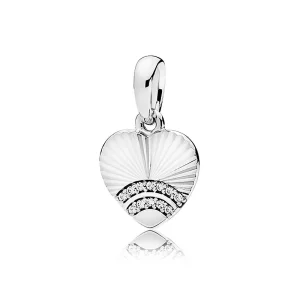 (image pour) Pendentif Éventail de l'Amour PANDORA France - 397286CZ