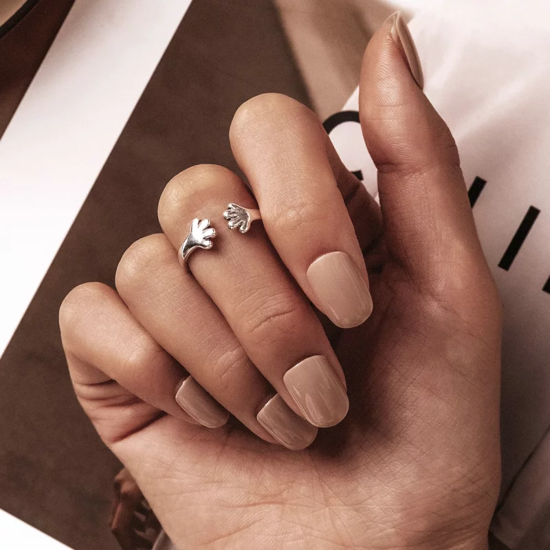 (image pour) Bague ouverte adorable de style Pandora avec un petit chiot - BSR225 - Afficher 6