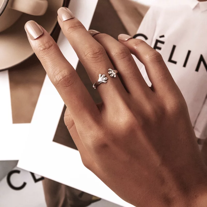 (image pour) Bague ouverte adorable de style Pandora avec un petit chiot - BSR225 - Afficher 7