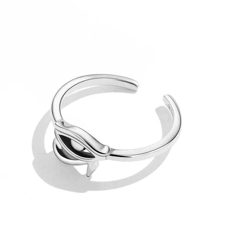 (image pour) Bague ouverte de style Pandora avec l'œil d'Horus - SCR801 - Afficher 4