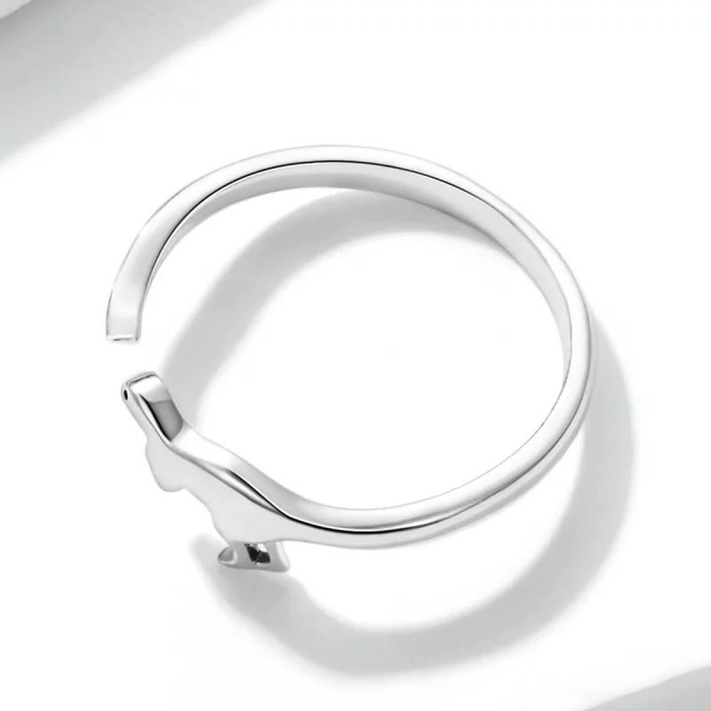 (image pour) Bague ouverte de style Pandora avec motif de dinosaure - BSR226 - Afficher 4