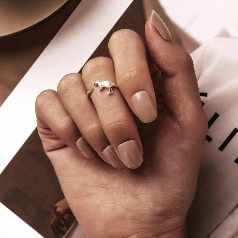 (image pour) Bague ouverte de style Pandora avec motif de dinosaure - BSR226 - Afficher 7