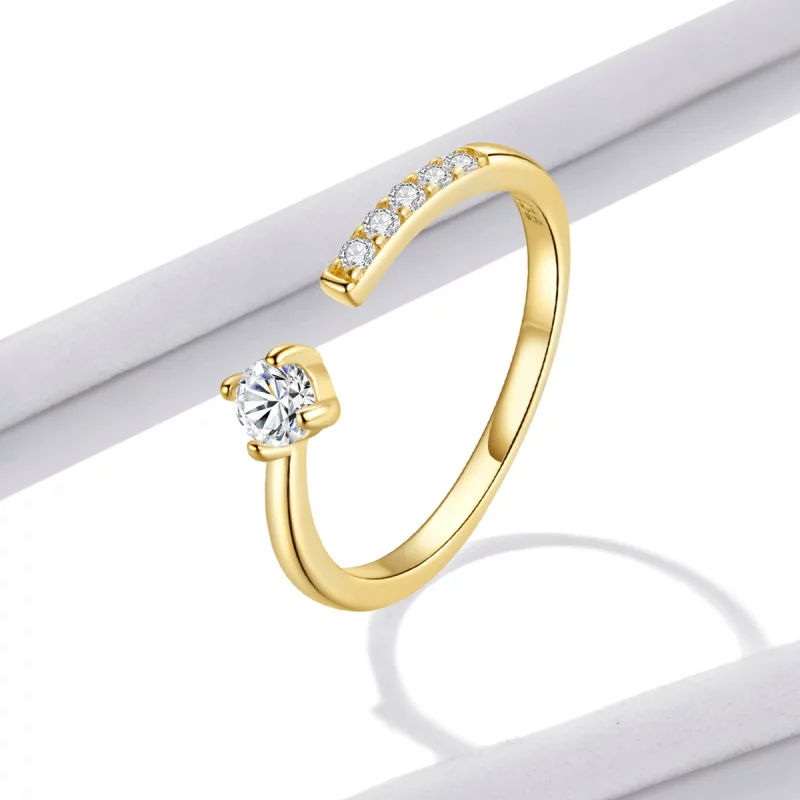 (image pour) Bague ouverte de style Pandora, simplicité française - BSR203 - Afficher 2
