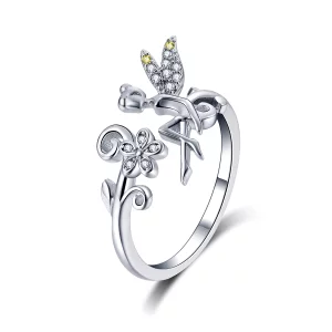 (image pour) Bague ouverte de style Pandora Spirit du Printemps - BSR025