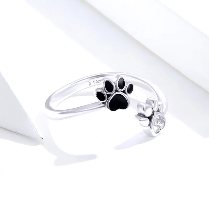 (image pour) Bague Ouverte Style PANDORA amitiés - SCR605 - Afficher 3