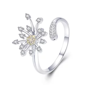 (image pour) Bague Ouverte Style PANDORA Amour de pissenlit - SCR471