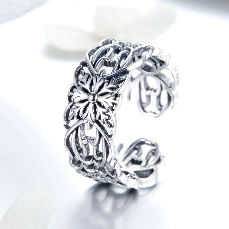(image pour) Bague Ouverte Style PANDORA Ancien - SCR500 - Afficher 4