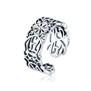 (image pour) Bague Ouverte Style PANDORA Ancien - SCR500