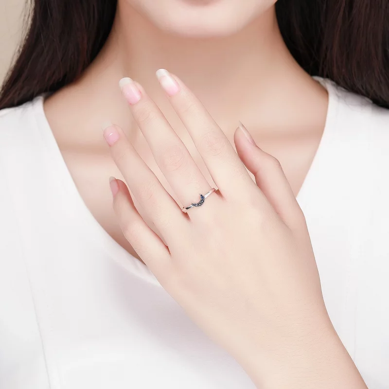 (image pour) Bague Ouverte Style PANDORA Ciel étoilé - SCR437 - Afficher 7