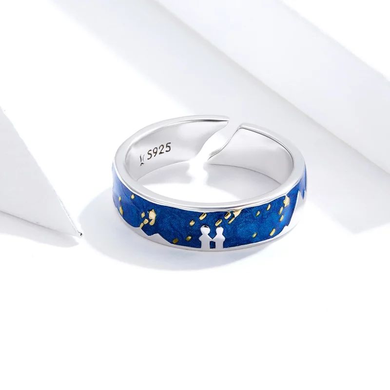 (image pour) Bague Ouverte Style PANDORA Douche météorique - SCR609 - Afficher 4