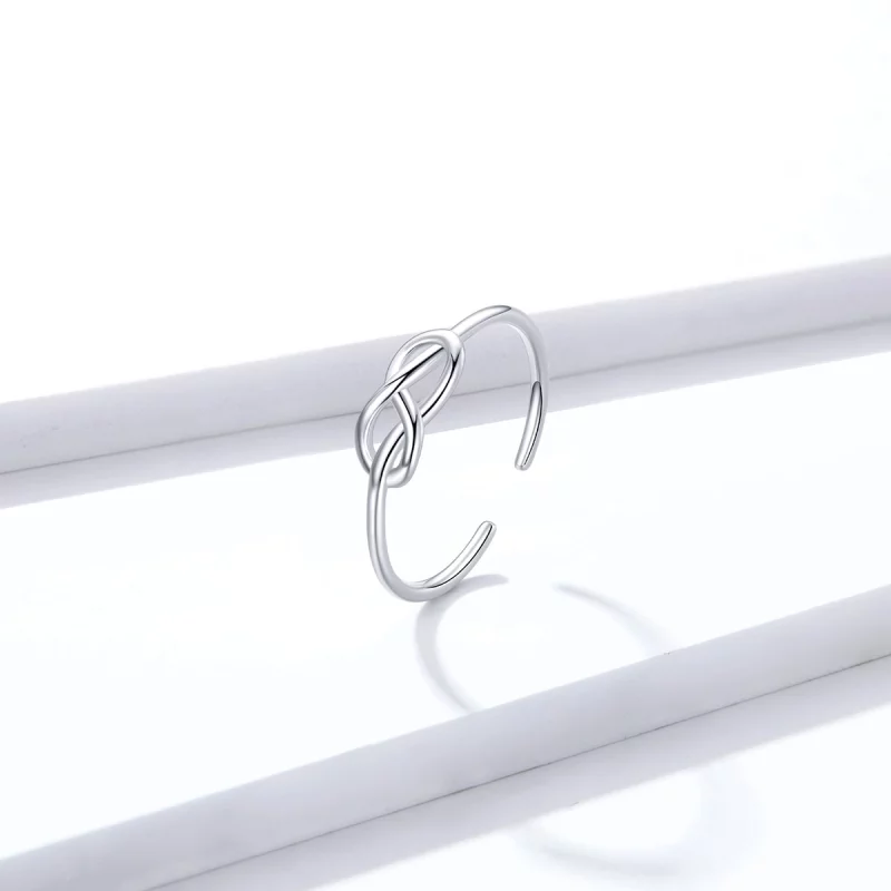 (image pour) Bague Ouverte Style PANDORA Infini - BSR143 - Afficher 2