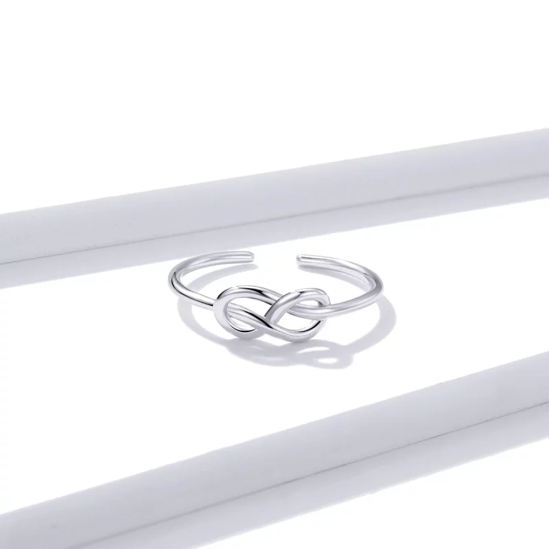 (image pour) Bague Ouverte Style PANDORA Infini - BSR143 - Afficher 3