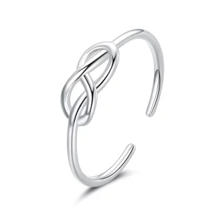 (image pour) Bague Ouverte Style PANDORA Infini - BSR143