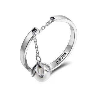 (image pour) Bague Ouverte Style PANDORA Larmes de fleurs - SCR165