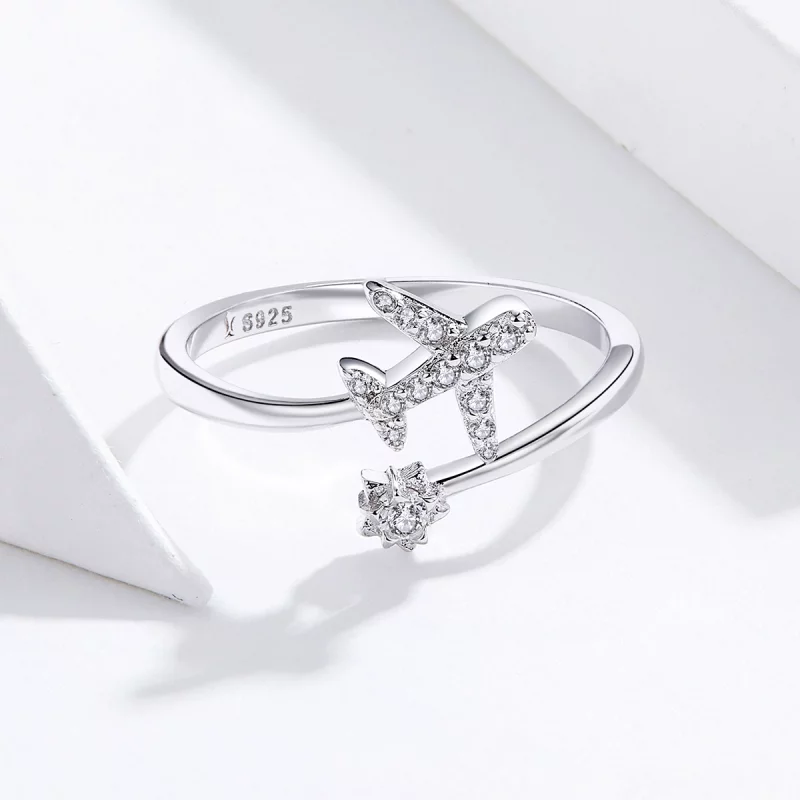 (image pour) Bague Ouverte Style PANDORA lointain - SCR623 - Afficher 2