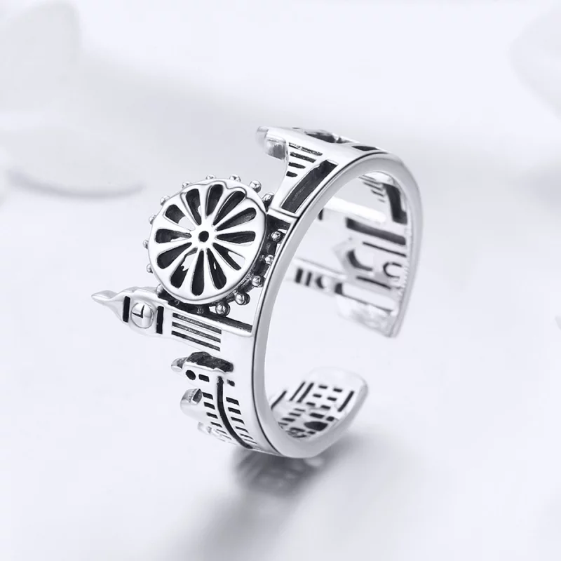 (image pour) Bague Ouverte Style PANDORA Londres - SCR474 - Afficher 5