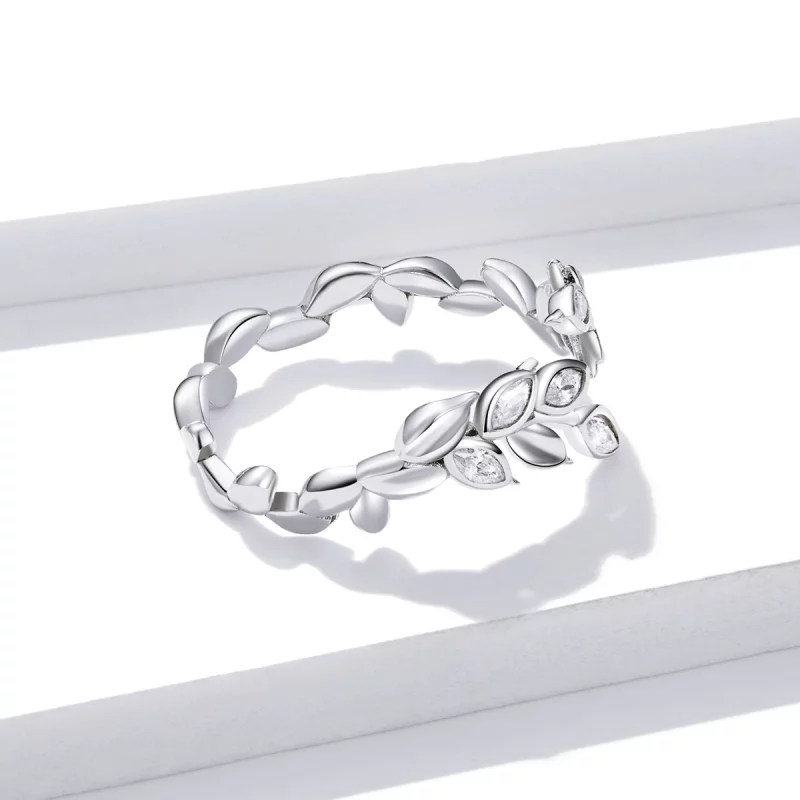 (image pour) Bague Ouverte Style PANDORA Épi de blé brillant - BSR135 - Afficher 4