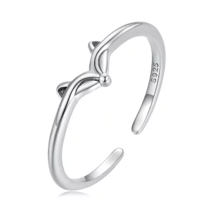 (image pour) Bague ouverte style Pandora renard - SCR868