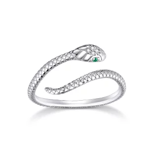 (image pour) Bague Ouverte Style PANDORA Serpent - SCR666