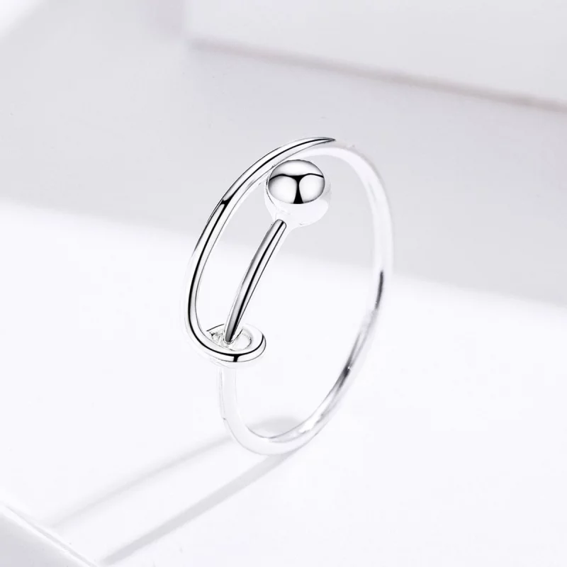 (image pour) Bague Ouverte Style PANDORA Simple - SCR520 - Afficher 4